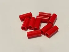 Lego 6538 59443 Red Replacement Add-on Pieces Parts Lot of 10