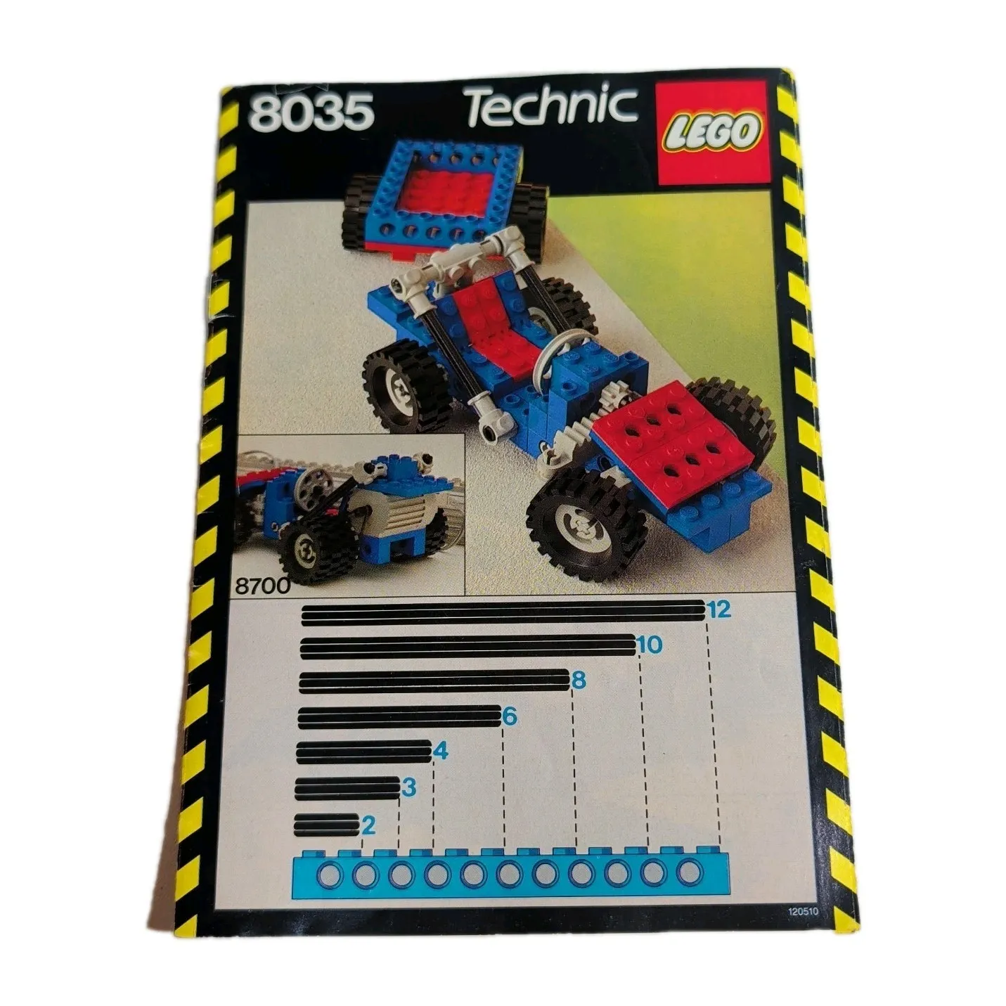 LEGO Technic 8700 Expert Builder Power Pack instructions vintage