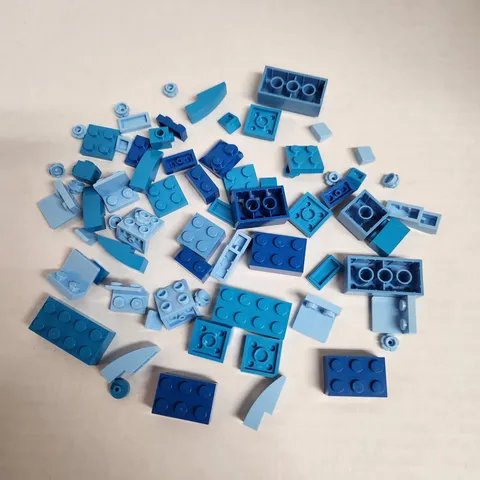 Lego Lot Mixed Misc. Blue Bricks/Parts/Replacements