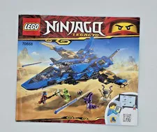 Lego Ninjago Jay's Stormfighter 70668 Instruction Manual Only 2019 Retired