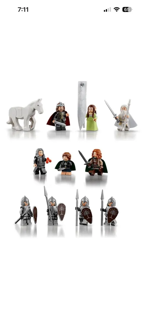 LEGO LOTR Lord of the Rings Minas Tirith MINIFIGURES ONLY (11377)