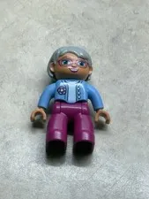 Lego Duplo  GRANDMA GRANDPARENT  FIGURE RARE