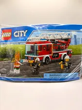 LEGO City Fire Ladder Truck 60107 Complete Set 214pcs Age 5-12 No Box