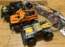 LEGO TECHNIC Monster Jam Lot of 3 COMPLETE Sets 42118,42119,42135