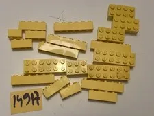 Lego Yellow Bricks Coin Lot