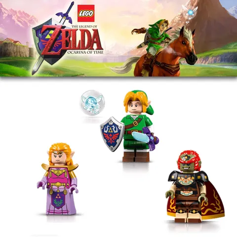 LEGO The Legend of Zelda Ocarina of Time mini figs ONLY  #77093 The Final Battle