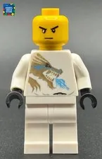 LEGO Ninjago Zane DX Minifigure 2260 Rare njo0018 Torso & Head Only