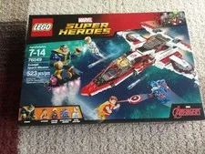 lego 76049 avenjet space mission nib factory sealed