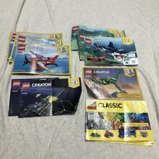 Lot Of Lego Creator Manuals Plus Lego Classics MANUALS ONLY NO PIECES