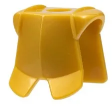 LEGO® Part 2587 Minifigure Armor Breastplate with Leg Protection Pearl Gold NEW