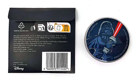 Darth Vader Target Star Wars Lego Promotional Coin 2026 w/ Envelope