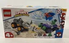 LEGO Spider-Man: Hulk vs. Rhino Truck Showdown (10782)