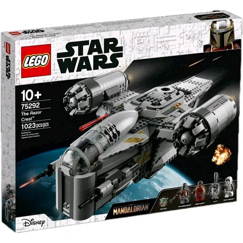 LEGO 75292 Star Wars Razor Crest New Mandalorian Grogu GREAT DISPLAY Retired 