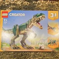 LEGO Creator 3-in-1 T. rex Set 31151 626 Pieces Ages 9+ Animals