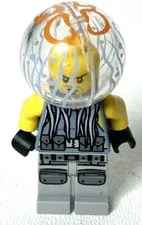New LEGO Jelly - Dark Red Beard Minifigure - Lightning Jet - 70614