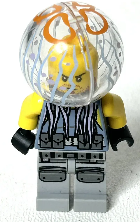 New LEGO Jelly - Dark Red Beard Minifigure - Lightning Jet - 70614