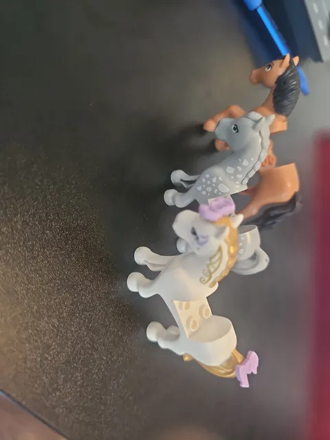 LEGO Friends  Horse Animal Lot of 3 White Black Brown Gray