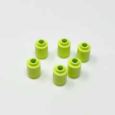 3062b LEGO Parts Brick Round 1x1 Open Stud YELLOWISH GREEN (6)