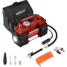 Gspscn 6X Faster Inflation Portable Digital Car Tire Inflator Gauge 150Psi Auto