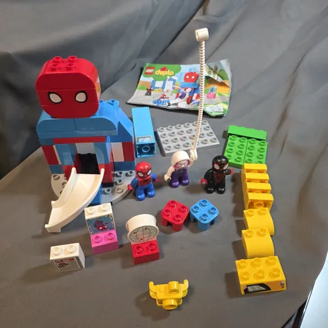 LEGO DUPLO 10940 Spidey Headquarters Marvel 3 Figures Slide Incomplete Set