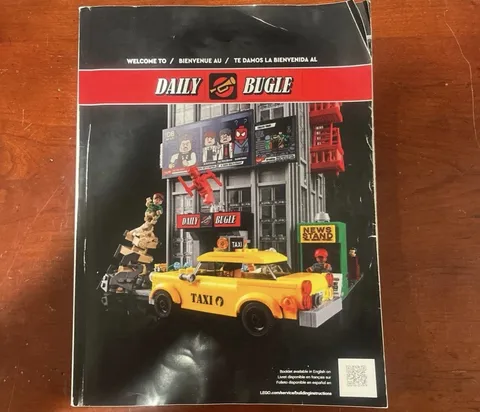 LEGO Daily Bugle Building Instruction Manual 76178