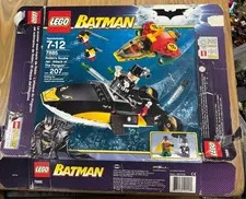 LEGO Batman: Robin's Scuba Jet: Attack of the Penguin (7885) box only!! As Is