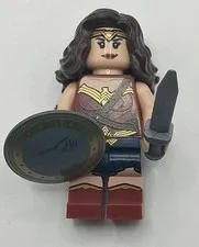 LEGO Minifigure - Wonder Woman (sh0221) Super Heroes Dawn of Justice 76087 76046