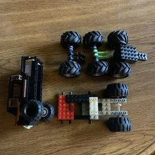 1 lb LEGO Wheels & Tires Bulk Lot – as shown– Genuine 