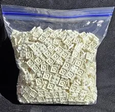 LEGO White 2x2 Plates Bulk Lot 1600+ Pcs 2.4 lbs Part 3022 Massive Builder Pack 