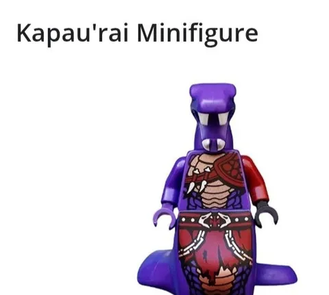 LEGO® Ninjago Kapau'rai  Minifigure njo127 snake w/ sword Purple 70749