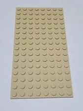 LEGO Plate Tan ● 8 X 16 ● # 92438 ● QTY 1