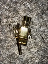 Mr. Gold Custom Lego Minifigure