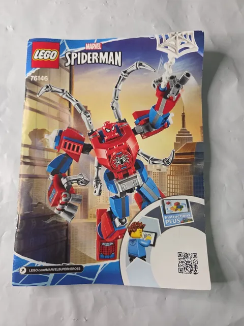 Lego Marvel Spider-Man Super Heroes Set 76146 SPIDER-MAN MECH Manual Only