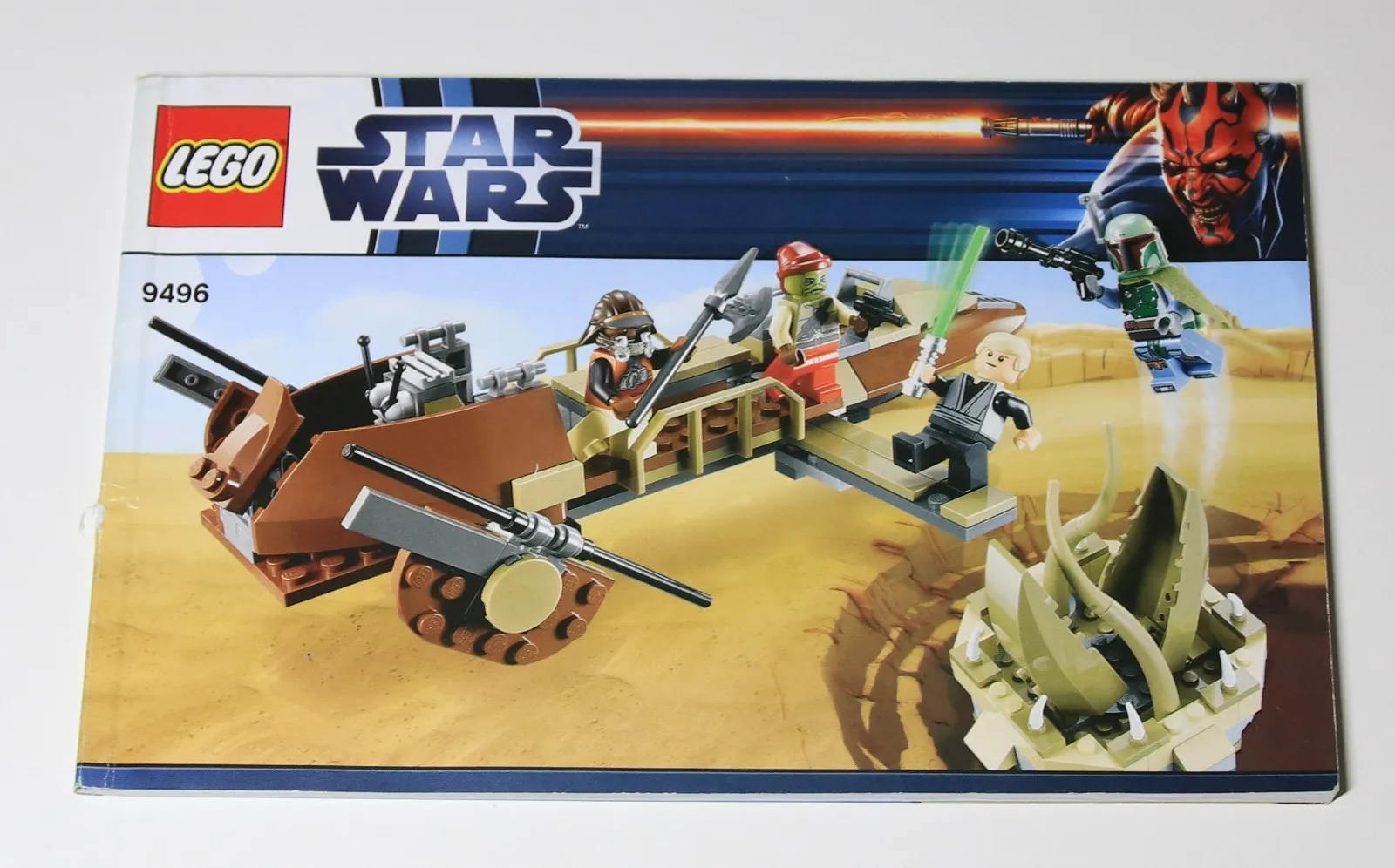 Lego 9496 Star Wars Desert Skiff Instructions Only