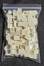 LEGO White 1x1 Bricks Lot of 100 Part 3005 1 Bag of 100 Brand New Pieces