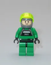 LEGO Star Wars Rebel Pilot green minifigure 7754 Home One Mon Calamari