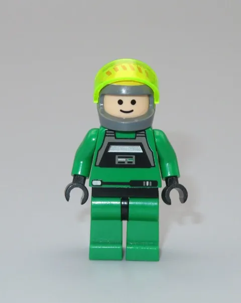 LEGO Star Wars Rebel Pilot green minifigure 7754 Home One Mon Calamari