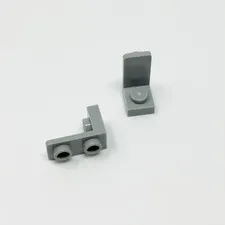 78325 LEGO Parts Bracket 1x1 - 1x2 Inverted LIGHT BLUISH GRAY (2)
