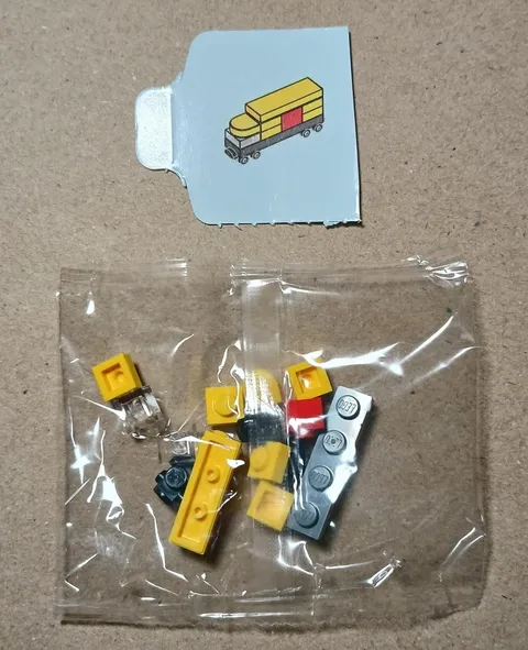 LEGO City 60475 Tractor Trailer Rig Christmas Advent Calendar Pieces - Sealed