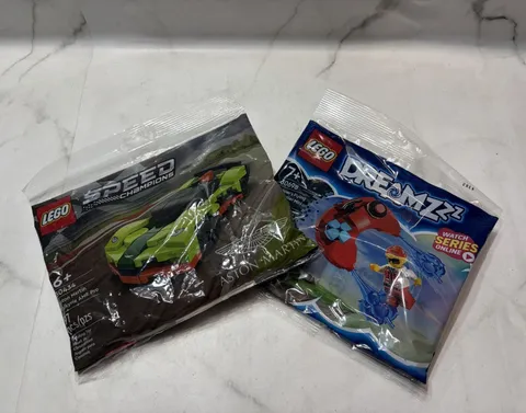 LEGO Aston Martin Valkyrie AMR Pro 30434 & Coopers Flying Controller Poly Bags