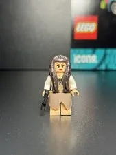 NEW Star Wars Princess Leia Endor Loose Hair Custom Lego Minifigure Ewok Village