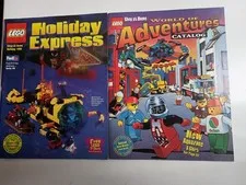 LEGO Shop At Home Holliday Express & World of Adventures Catalogs 1995 Set of 2