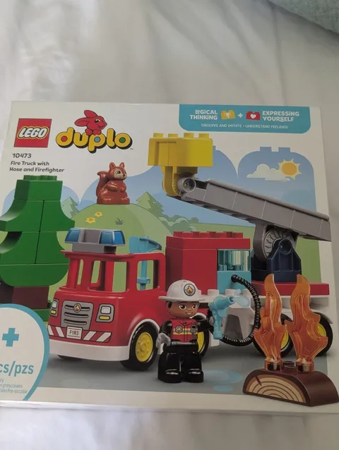 LEGO Duplo Town Fire Truck 10473 Building Kit Ages 2+, New & Sealed