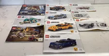 Lego Instructions Manuals - Lot of 10 - Jurassic World - Speed & More