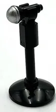 Lego New Black Minifigure Utensil Microphone Stand Part