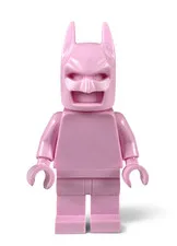 Official LEGO - Pink Monochrome Prototype DC Batman Minifigure - Rare