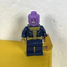 Lego Marvel Super Heroes sh0761 Thanos Avengers Minifig 76196 mini Gauntlet MG26