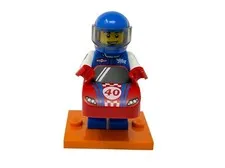 Lego Race Car Guy Minifigure Collectible Series 18 CMF Complete