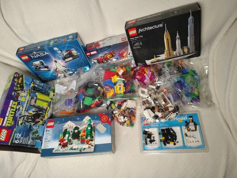 Huge Used Lego Lot Incomplete Sets 21312 Women of NASA Mario Marvel Minecraft