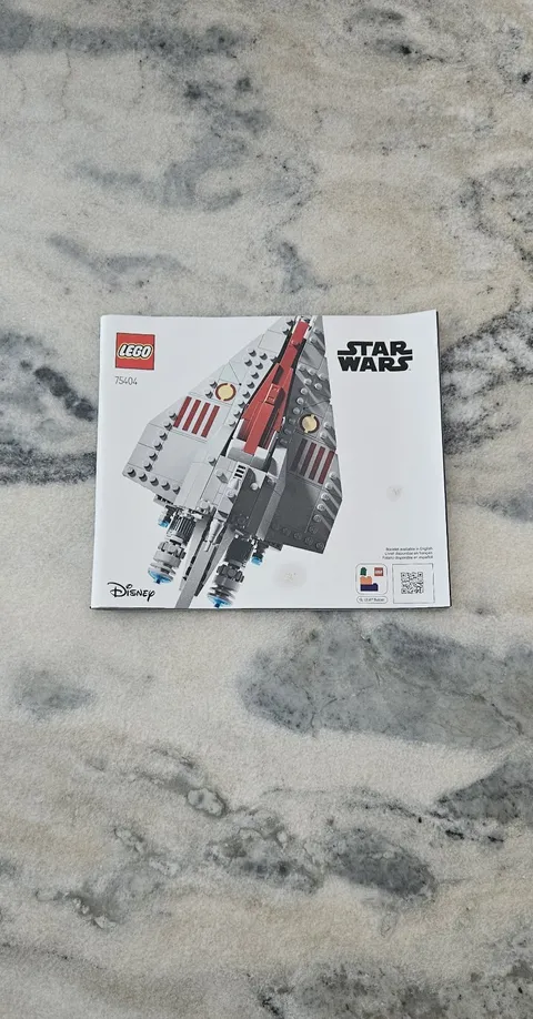 Lego 75404 Star Wars Acclamator- Class Assault Ship Instruction Manual Only 